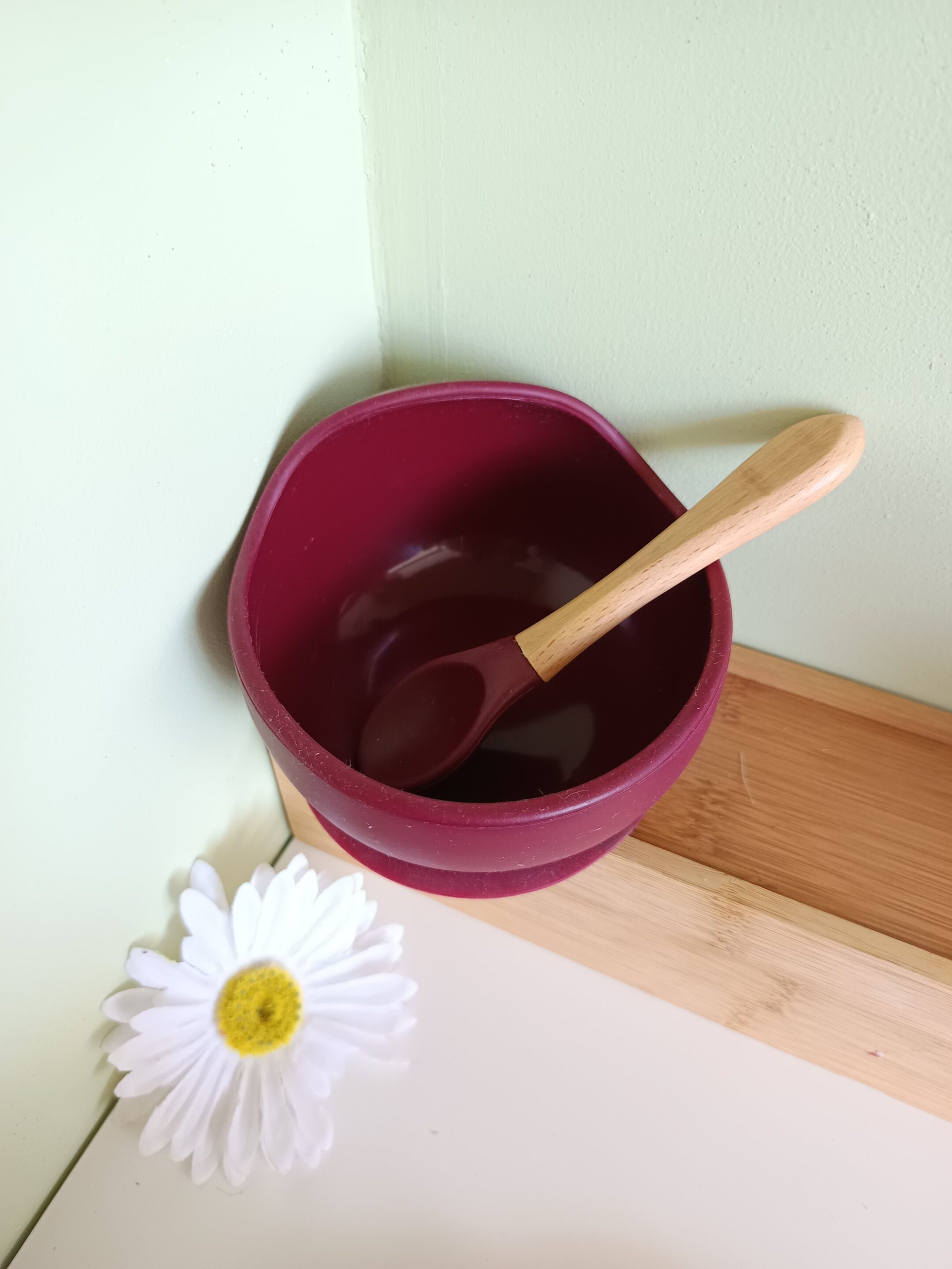Bol ergonomique et cuillère - Différents coloris – Image 2